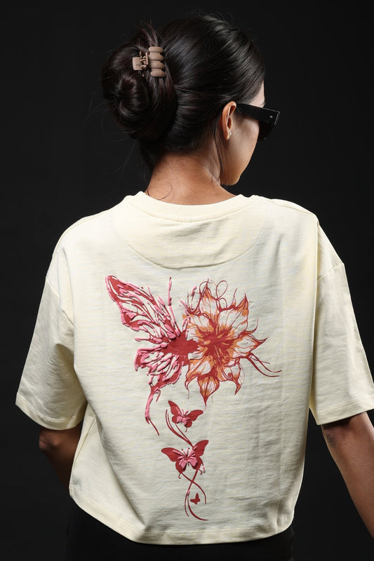 BUTTERFLY BLOOM CROP TOP